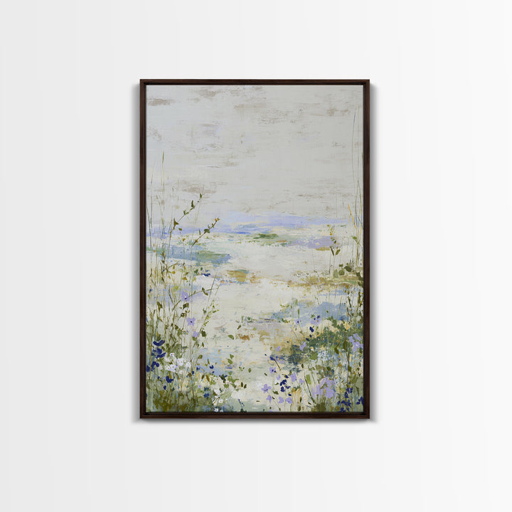 Fresh Air Meadow Landscape for Clean Mood Canvas Print, Laundry Room Art, Statement Artwork, Living Room Decor, Fine Art, Clean, LRA-2x3-31