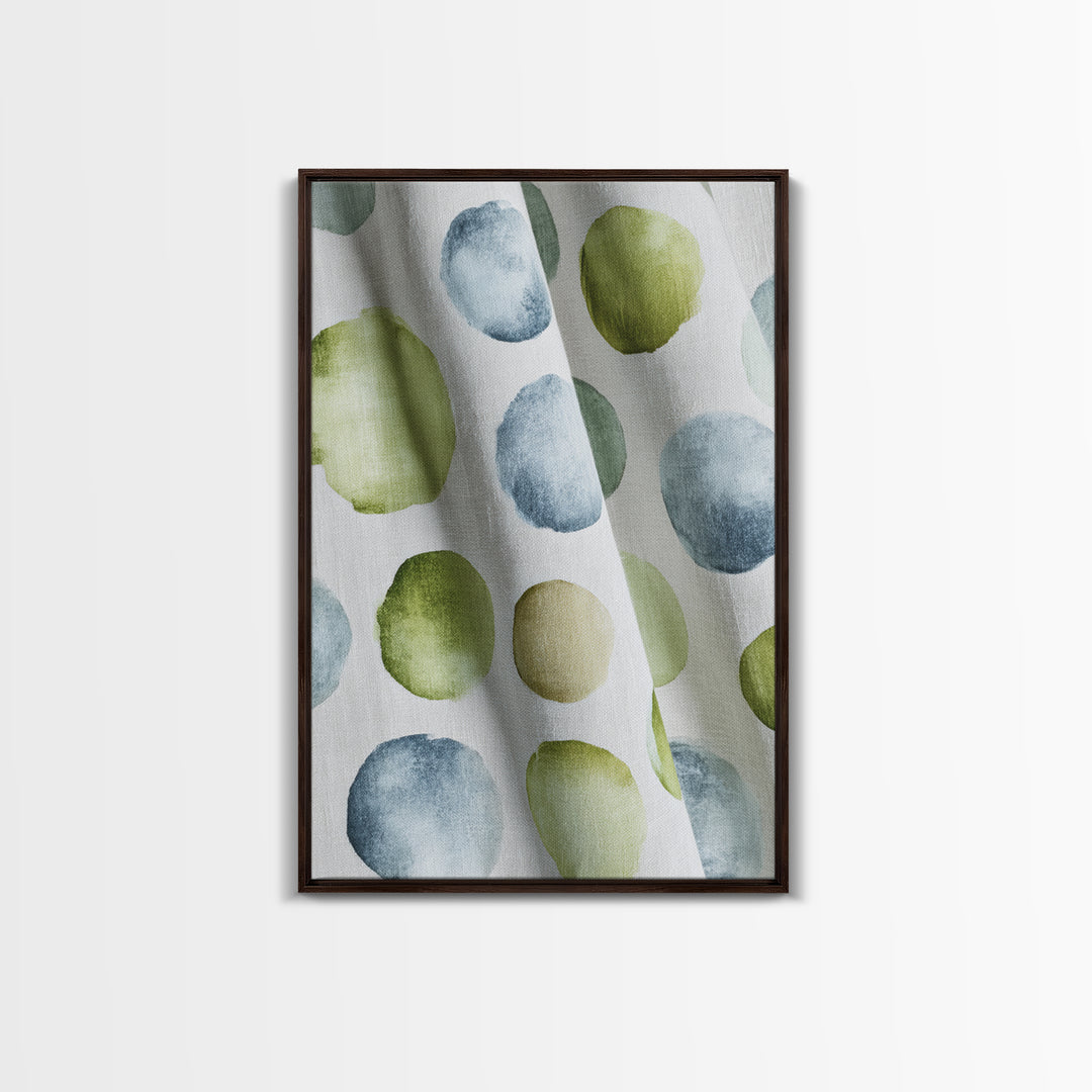Soap Bubbles Rendered as Playful Abstract Circles Canvas Print, Laundry Room Art, Digital Wall Art, Living Room Decor, Clean, LRA-2x3-86