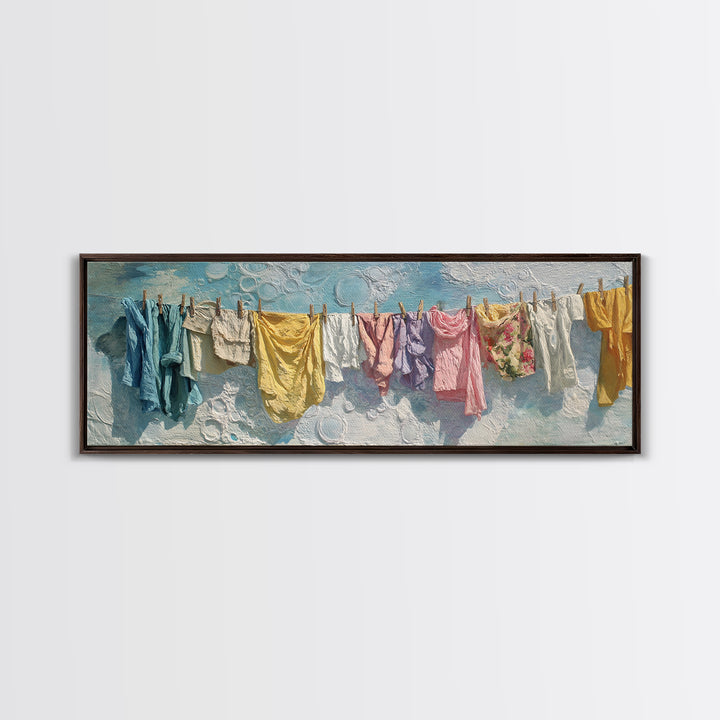 Abstract Suds and Bubbles Canvas Print, Laundry Room Art, Printable Art, Living Room Decor, Abstract Art, Clean, Whimsical Art, LRA-3x1-86