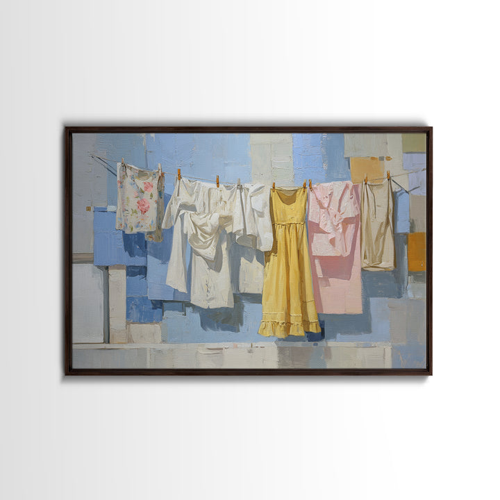 Fresh Air Meadow Landscape for Clean Mood Canvas Print, Laundry Room Art, Minimalist Decor, Living Room Decor, Clean, LRA-3x2-99