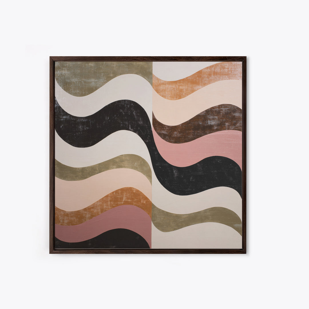 Abstract Wave Forms Canvas Print, Master Bedroom, Wall Art Prints, Bedroom Decor, Abstract Art, Sanctuary, Farmhouse Wall Art, MAS-1x1-20