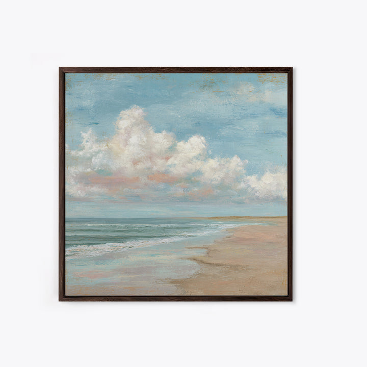 Hotel Coastal Landscape Canvas Print, Master Bedroom, Luxury Decor, Bedroom Decor, Fine Art, Sanctuary, Wedding Decor, MAS-1x1-45
