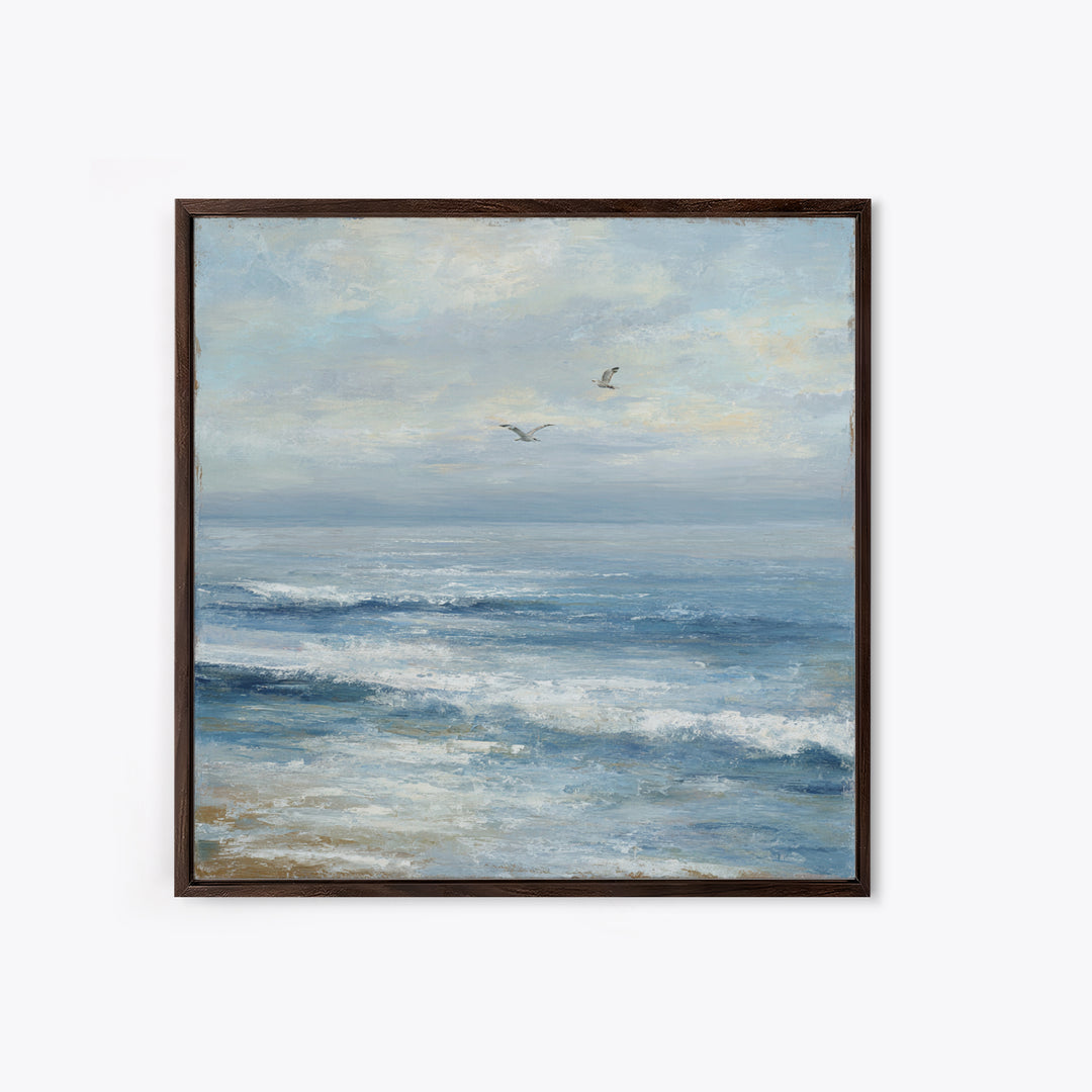 Hotel Coastal Landscape Canvas Print, Master Bedroom, Luxury Decor, Bedroom Decor, Fine Art, Sanctuary, Wedding Decor, MAS-1x1-69