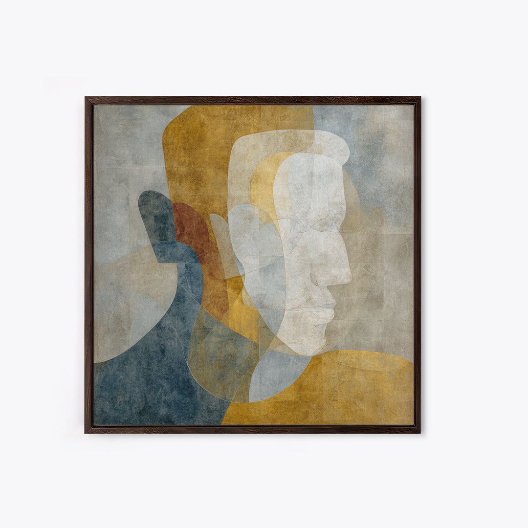 Classical Reclining Figure Implied Through Line Art Canvas Print, Master Bedroom, Modern Decor, Bedroom Decor, Sanctuary, MAS-1x1-94