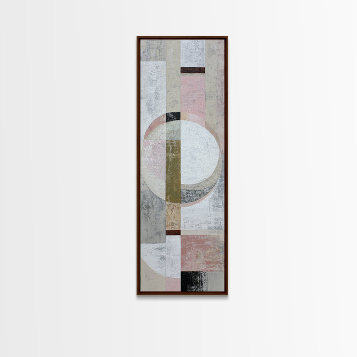 Soft Abstract Linen Texture Framed Canvas Print, Master Bedroom, Canvas Print, Bedroom Decor, Sanctuary, Above Bed Wall Art, MAS-1x3-15