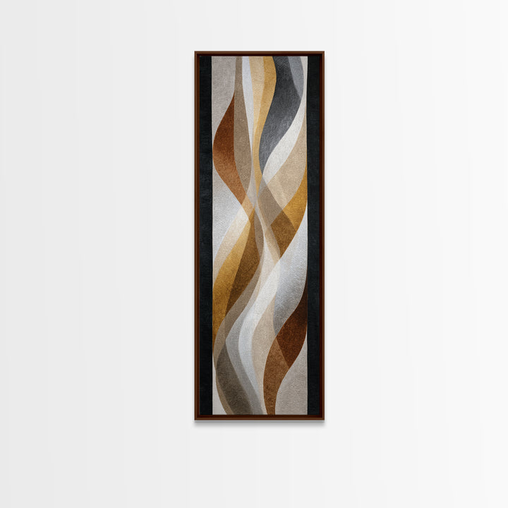 Abstract Wave Forms Canvas Print, Master Bedroom, Wall Art Prints, Bedroom Decor, Abstract Art, Sanctuary, Farmhouse Wall Art, MAS-1x3-32