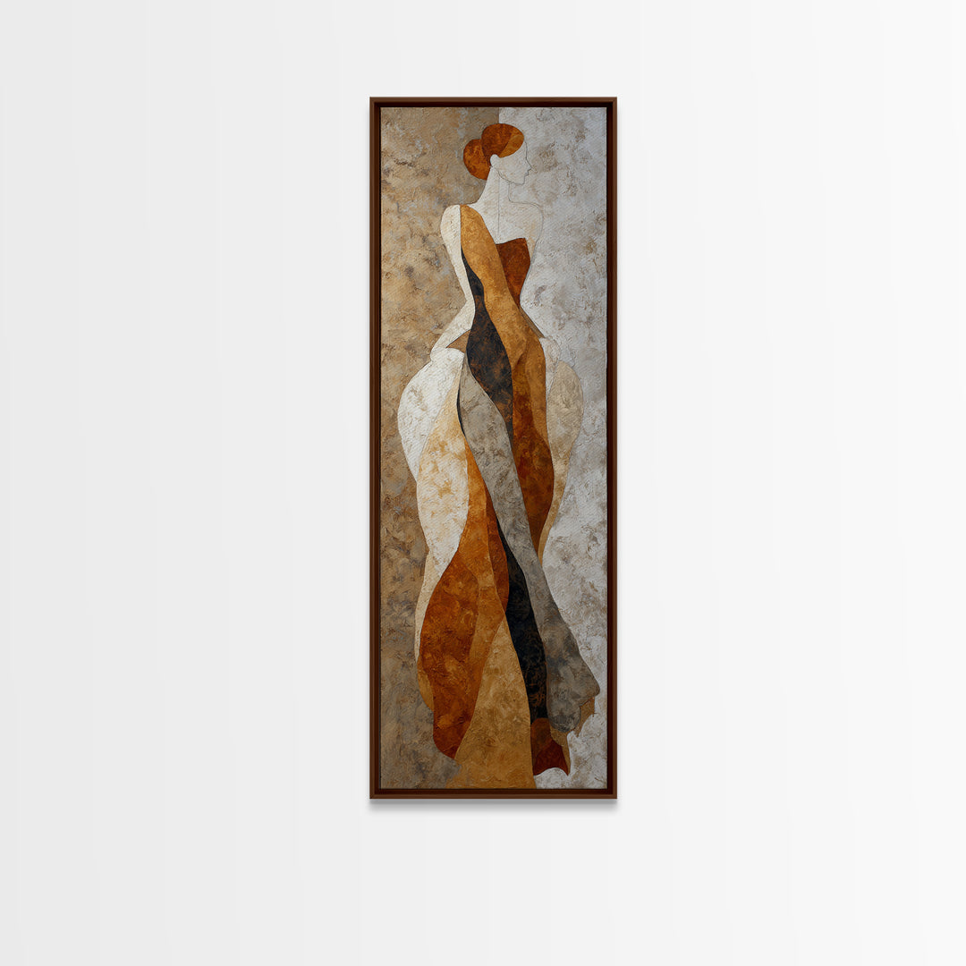 Classical Reclining Figure Implied Through Line Art Canvas Print, Master Bedroom, Master Bedroom Decor, Bedroom Decor, MAS-1x3-34