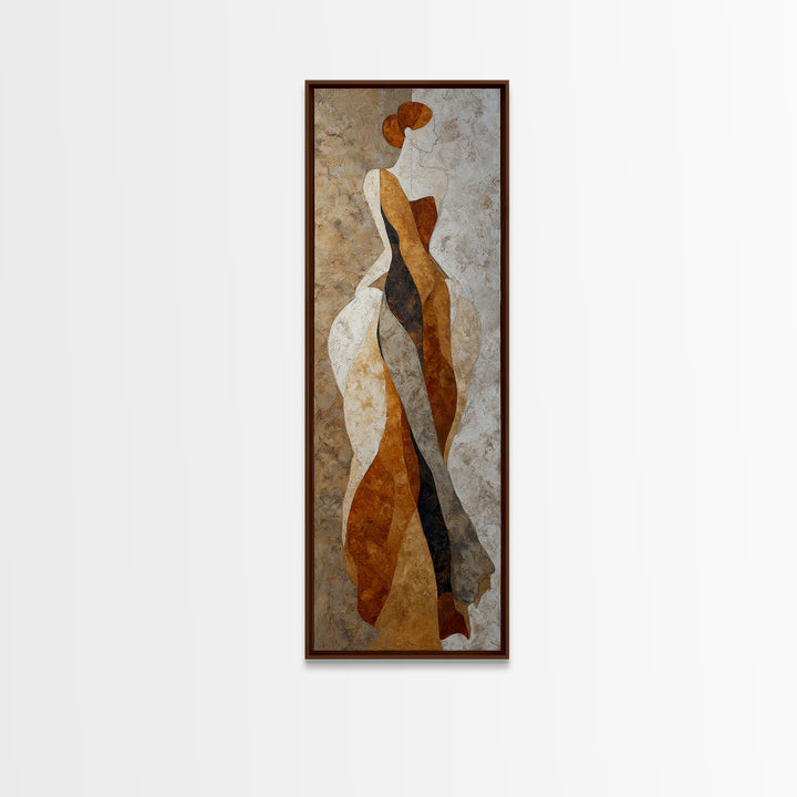 Classical Reclining Figure Implied Through Line Art Canvas Print, Master Bedroom, Master Bedroom Decor, Bedroom Decor, MAS-1x3-34