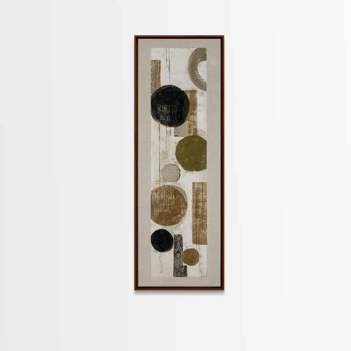 Minimal Stone Shapes Framed Canvas Print, Master Bedroom, Minimalist Decor, Bedroom Decor, Fine Art, Sanctuary, Farmhouse Decor, MAS-1x3-4