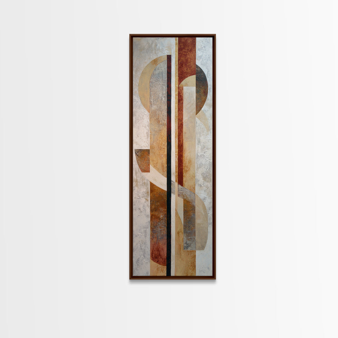 Large Cream Abstract Framed Canvas Print, Master Bedroom, Textured Painting, Bedroom Decor, Abstract Art, Sanctuary, Wall Decal, MAS-1x3-53