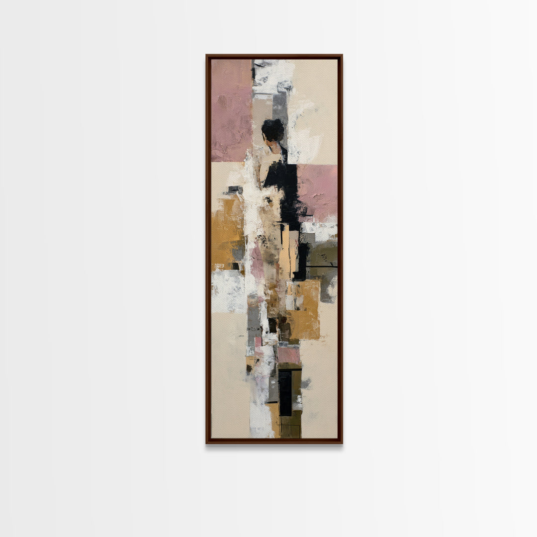 Large Cream Abstract Canvas Print, Master Bedroom, Wall Decor, Bedroom Decor, Fine Art, Sanctuary, Farmhouse Wall Decor, MAS-1x3-77