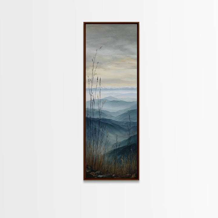 Soft Mountain Ridge Canvas Print, Master Bedroom, Boho Decor, Bedroom Decor, Fine Art, Sanctuary, Wall Art Prints, MAS-1x3-97