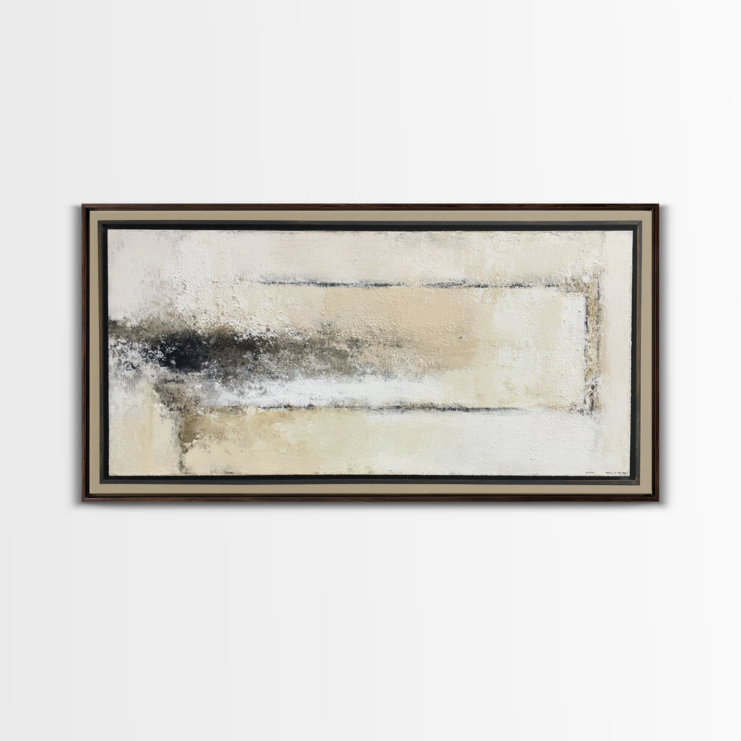 Minimal Two Figure Line Drawing Framed Canvas Print, Master Bedroom, Bedroom Decor, Fine Art, Sanctuary, Living Room Prints, MAS-2x1-1