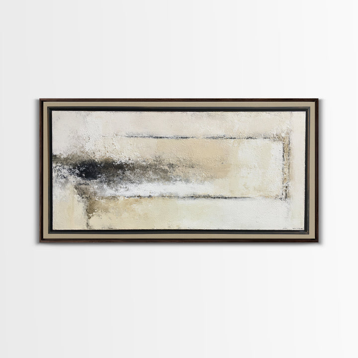 Minimal Two Figure Line Drawing Framed Canvas Print, Master Bedroom, Bedroom Decor, Fine Art, Sanctuary, Living Room Prints, MAS-2x1-1