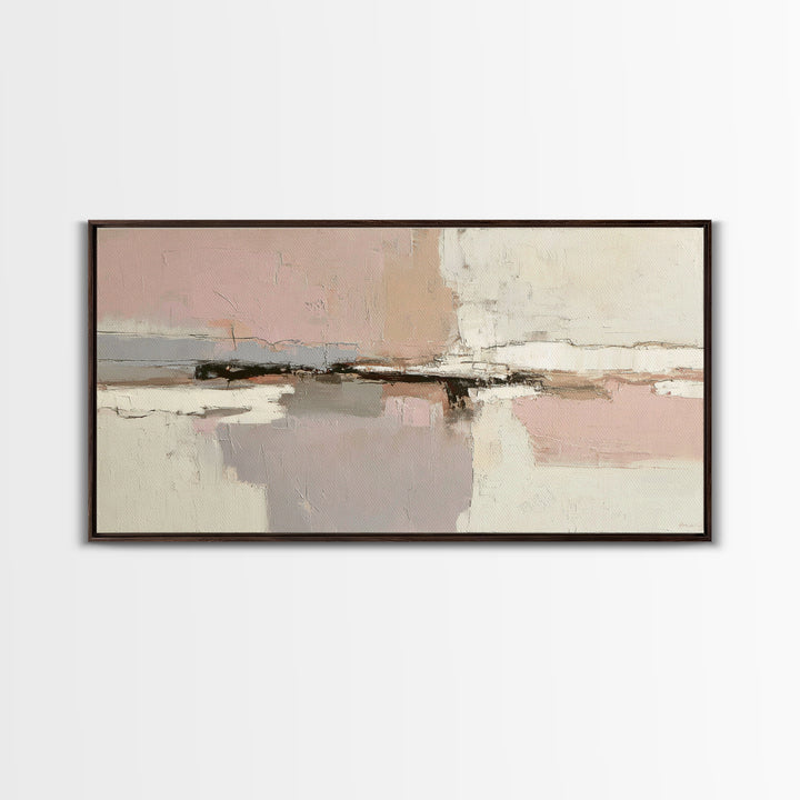 Minimal Two Figure Line Drawing Framed Canvas Print, Master Bedroom, Bedroom Decor, Fine Art, Sanctuary, Living Room Prints, MAS-2x1-25