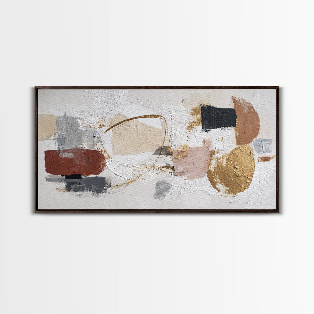 Soft Abstract Linen Texture Canvas Print, Master Bedroom, Farmhouse Wall Decor, Bedroom Decor, Abstract Art, Sanctuary, MAS-2x1-47