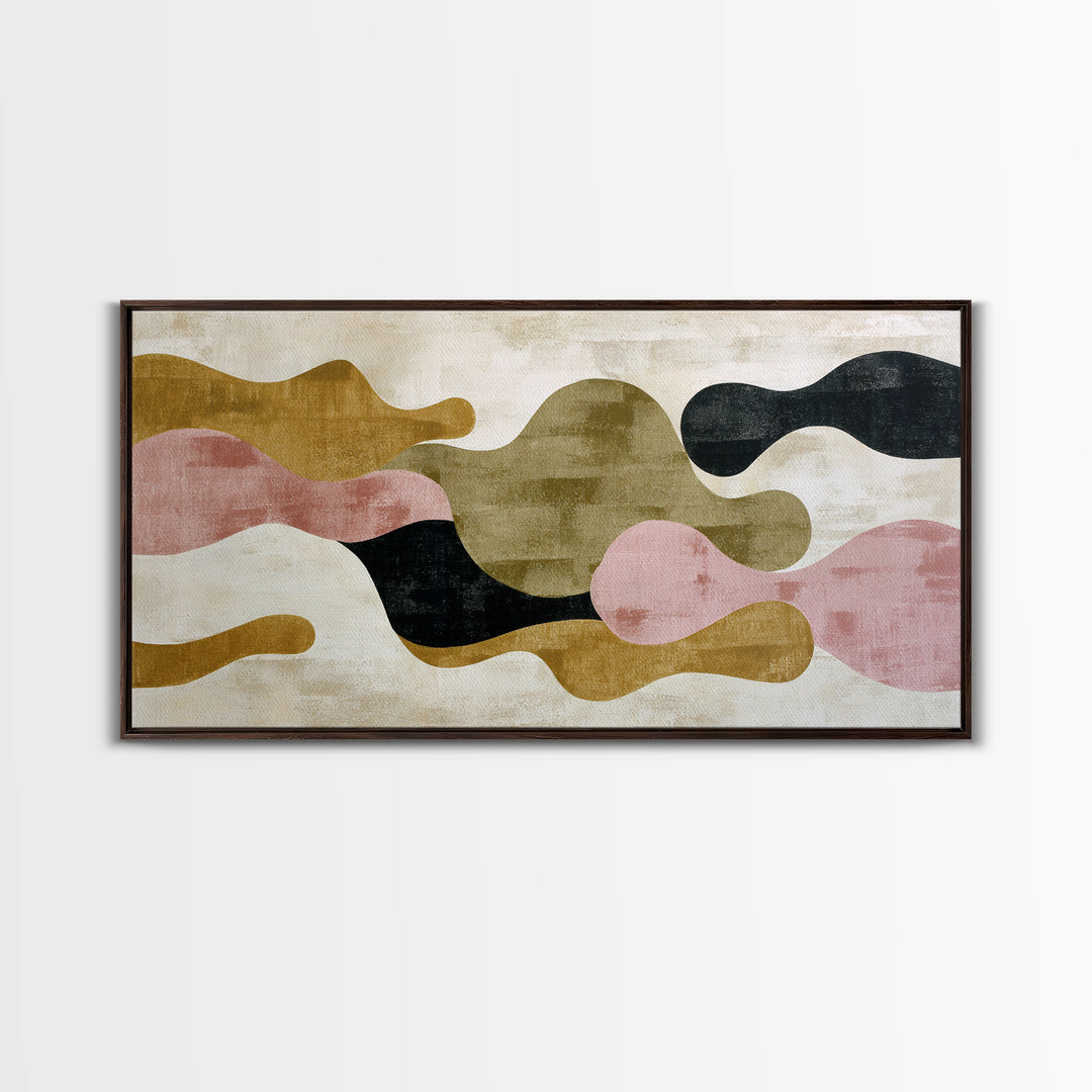 Abstract Wave Forms Canvas Print, Master Bedroom, Bedroom Decor, Fine Art, Sanctuary, Living Room Prints, Wall Decor Bedroom, MAS-2x1-64