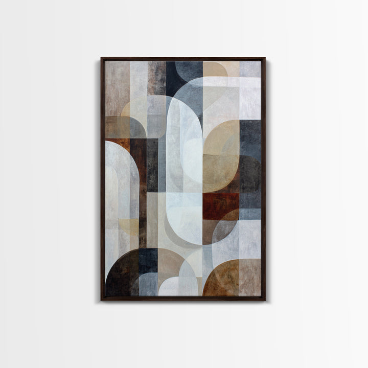 Large Cream Abstract Framed Canvas Print, Master Bedroom, Bedroom Decor, Sanctuary, Living Room Prints, Wall Decor Bedroom, MAS-2x3-1