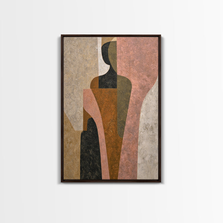 Classical Reclining Figure Implied Through Line Art Canvas Print, Master Bedroom, Minimalist Decor, Bedroom Decor, Sanctuary, MAS-2x3-30
