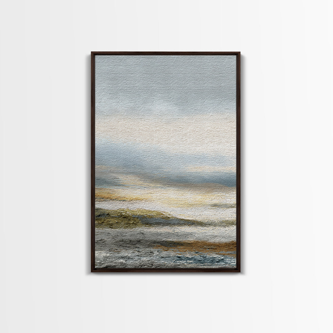 Soft Mountain Ridge Canvas Print, Master Bedroom, Bedroom Wall Art, Bedroom Decor, Oil Painting, Sanctuary, Signs for Home, MAS-2x3-45