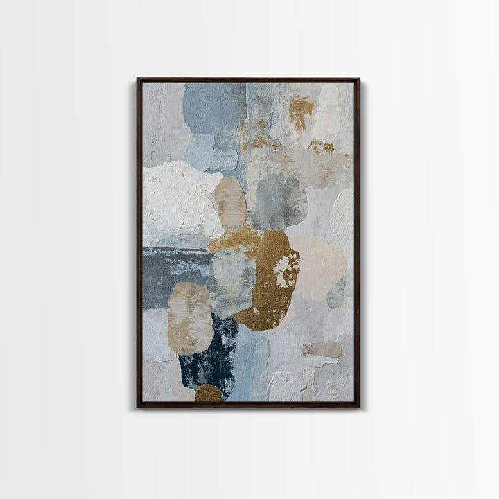 Minimal Stone Shapes Canvas Print, Master Bedroom, Bedroom Prints, Bedroom Decor, Abstract Art, Sanctuary, Gallery Decor, MAS-2x3-96