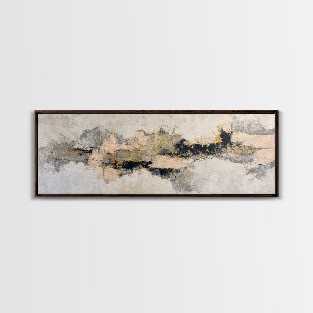 Soft Abstract Linen Texture Canvas Print, Master Bedroom, Bedroom Decor, Abstract Art, Sanctuary, Bedroom Prints, MAS-3x1-43