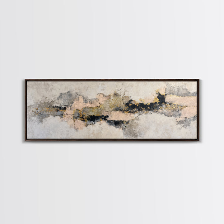 Soft Abstract Linen Texture Canvas Print, Master Bedroom, Bedroom Decor, Abstract Art, Sanctuary, Bedroom Prints, MAS-3x1-43