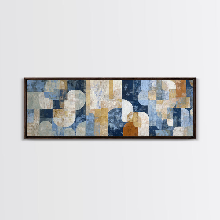 Soft Abstract Linen Texture Framed Canvas Print, Master Bedroom, Canvas Print, Bedroom Decor, Sanctuary, Above Bed Wall Art, MAS-3x1-67