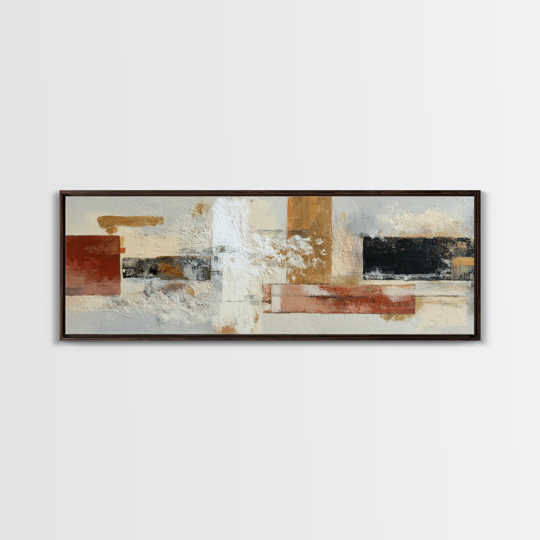 Soft Abstract Linen Texture Canvas Print, Master Bedroom, Bedroom Decor, Abstract Art, Sanctuary, Bedroom Prints, MAS-3x1-91