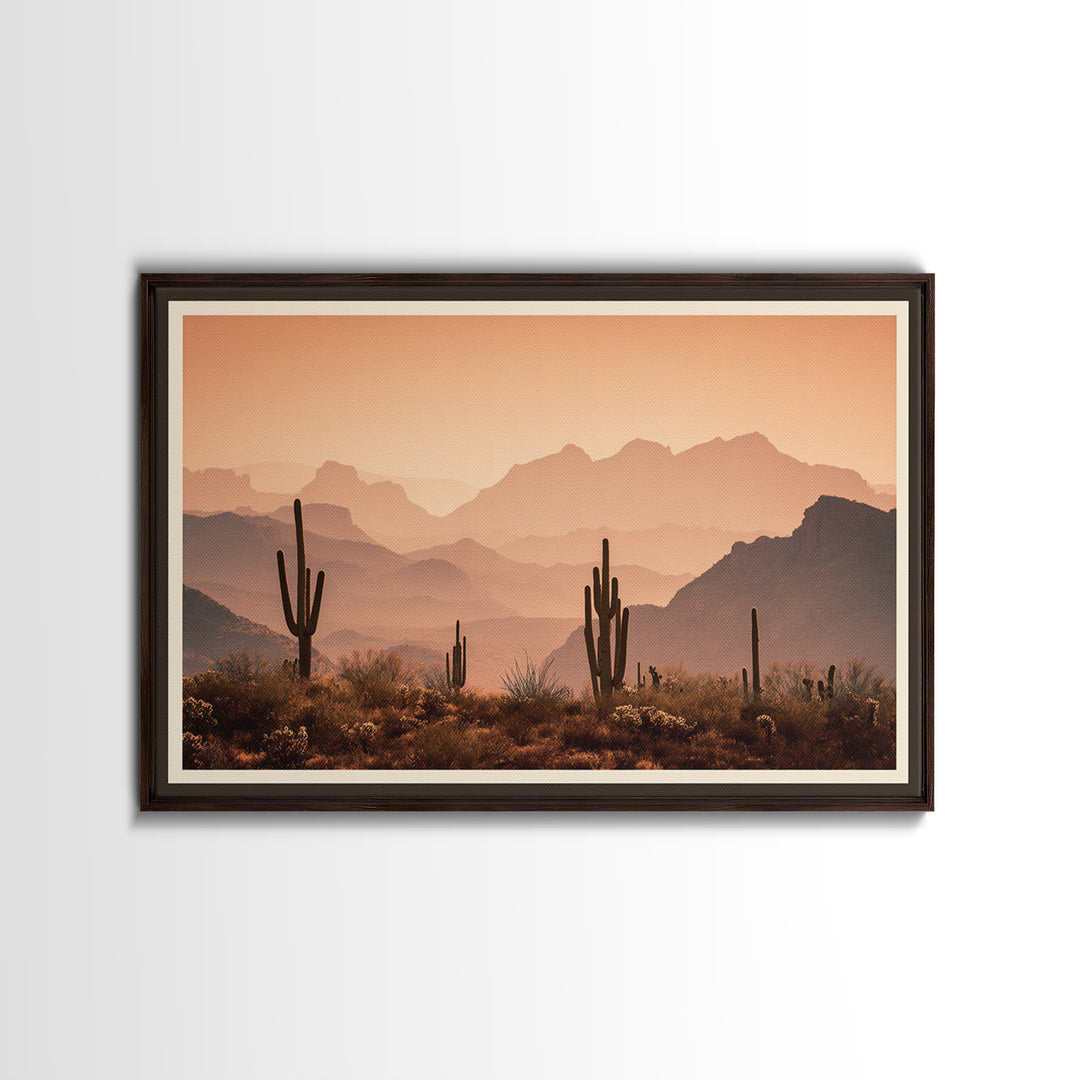 Quiet Desert Dusk Canvas Print, Master Bedroom, Bedroom Prints, Bedroom Decor, Sanctuary, Gallery Decor, Neutral Decor, MAS-3x2-62