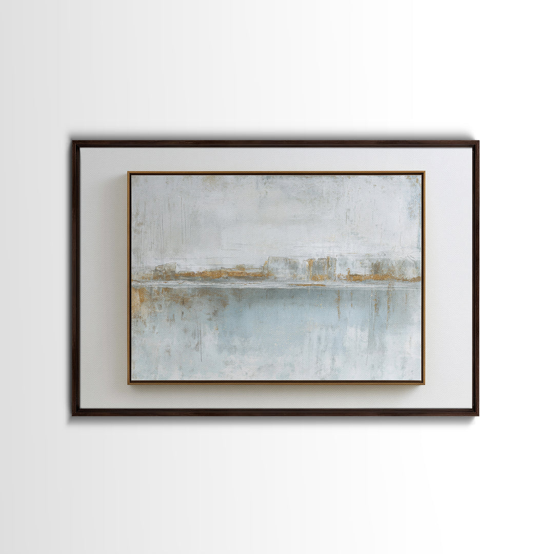 Minimal Two Figure Line Drawing Framed Canvas Print, Master Bedroom, Fine Art Print, Bedroom Decor, Oil Painting, Sanctuary, MAS-3x2-81