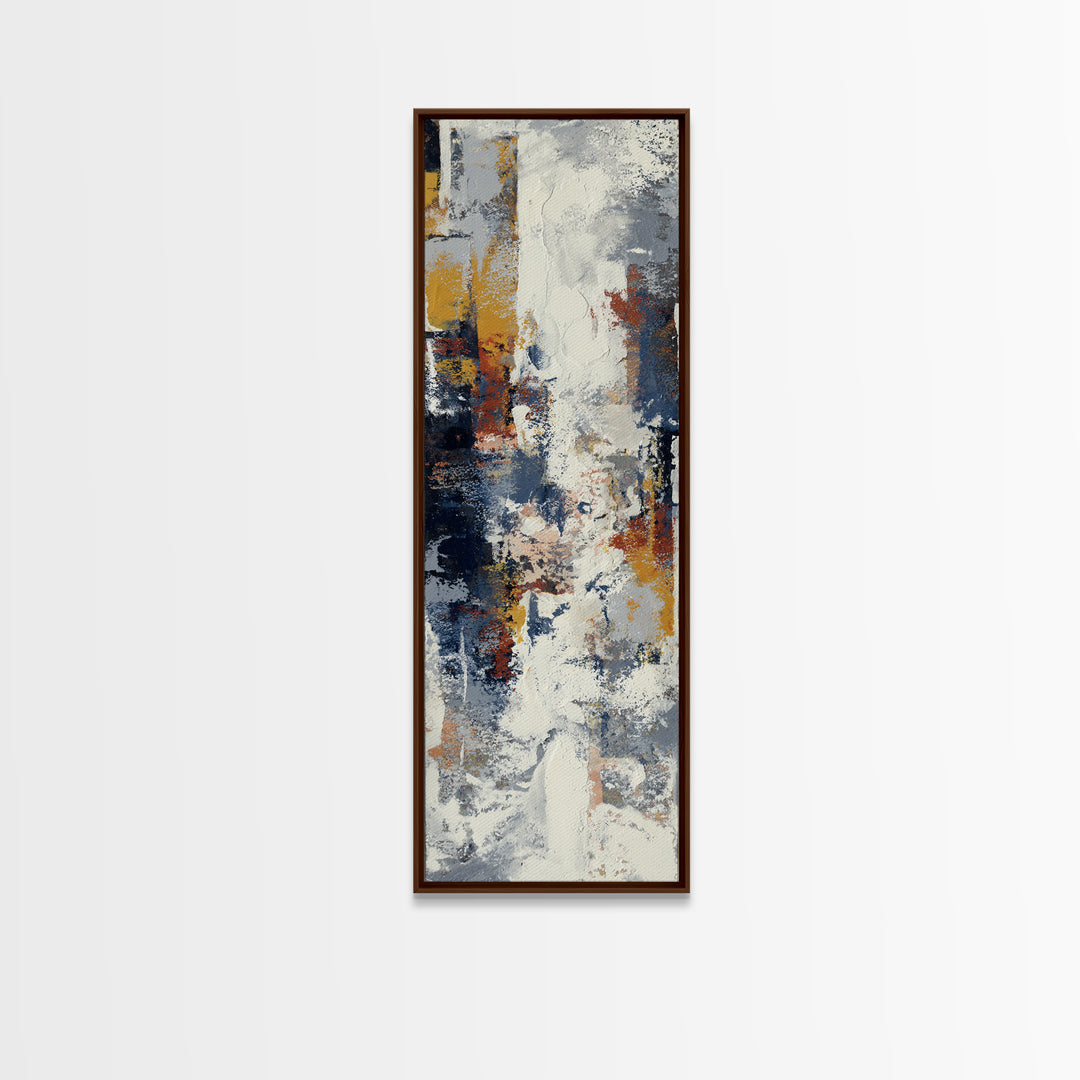 Chaotic Joyful Abstract Canvas Print, Maximalist Art, Retro Wall Art, Living Room Decor, Abstract Art, Maximal, MAX-1x3-10