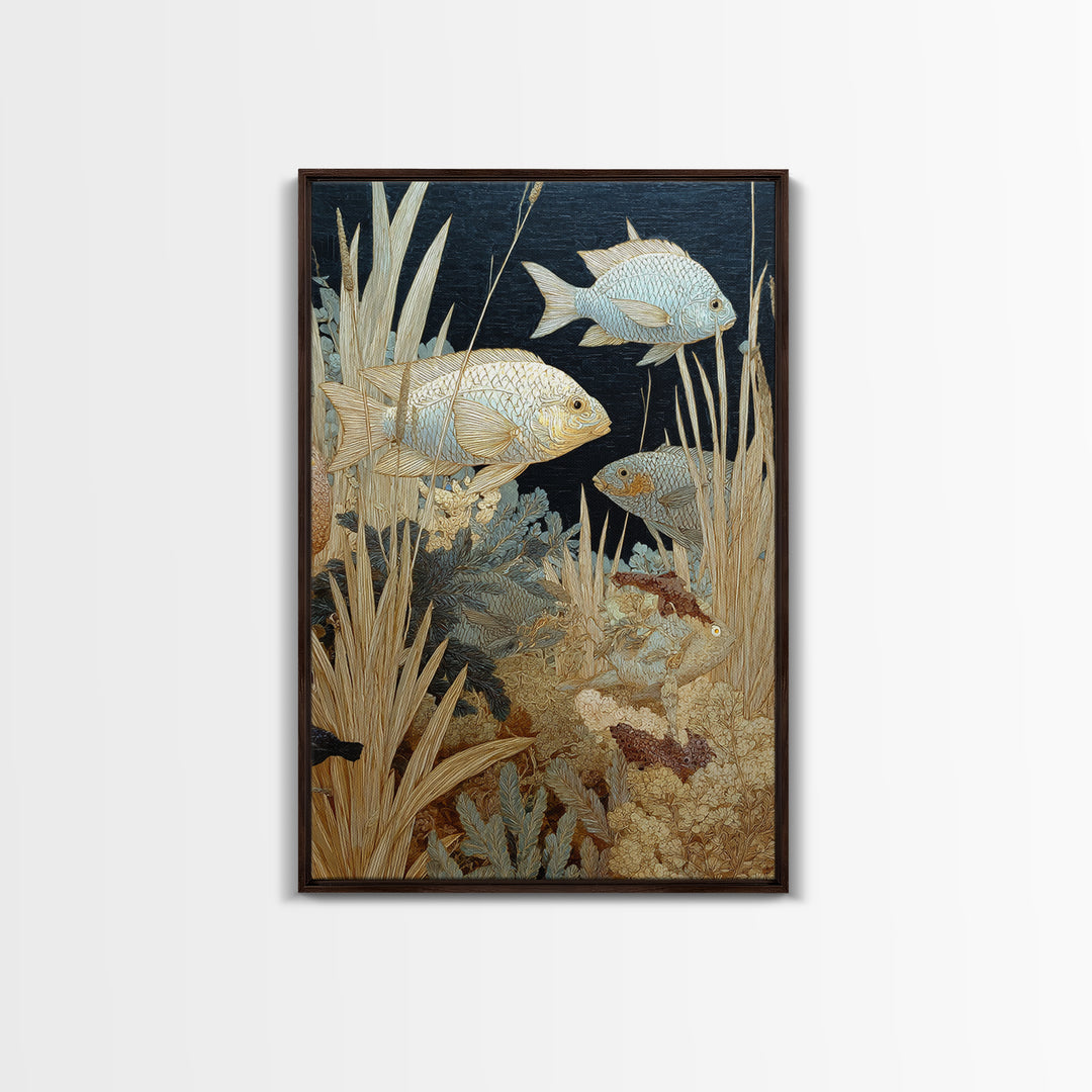 Wild Coral Reef Canvas Print, Maximalist Art, Printable Art, Living Room Decor, Fine Art, Maximal, Funky Wall Art, Modern Art, MAX-2x3-49