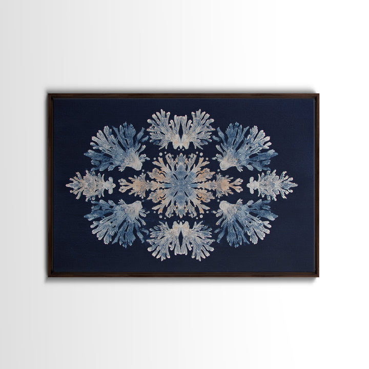 Bohemian Textile Pattern Framed Canvas Print, Maximalist Art, Playroom Decor, Living Room Decor, Maximal, Luxury Decor, MAX-3x2-24