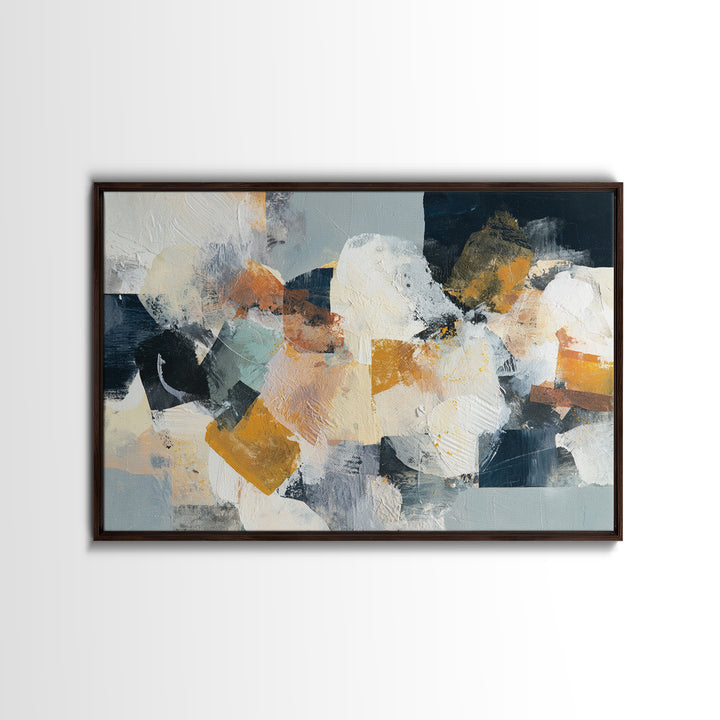Chaotic Joyful Abstract Canvas Print, Maximalist Art, Abstract Wall Art, Living Room Decor, Abstract Art, Maximal, MAX-3x2-26
