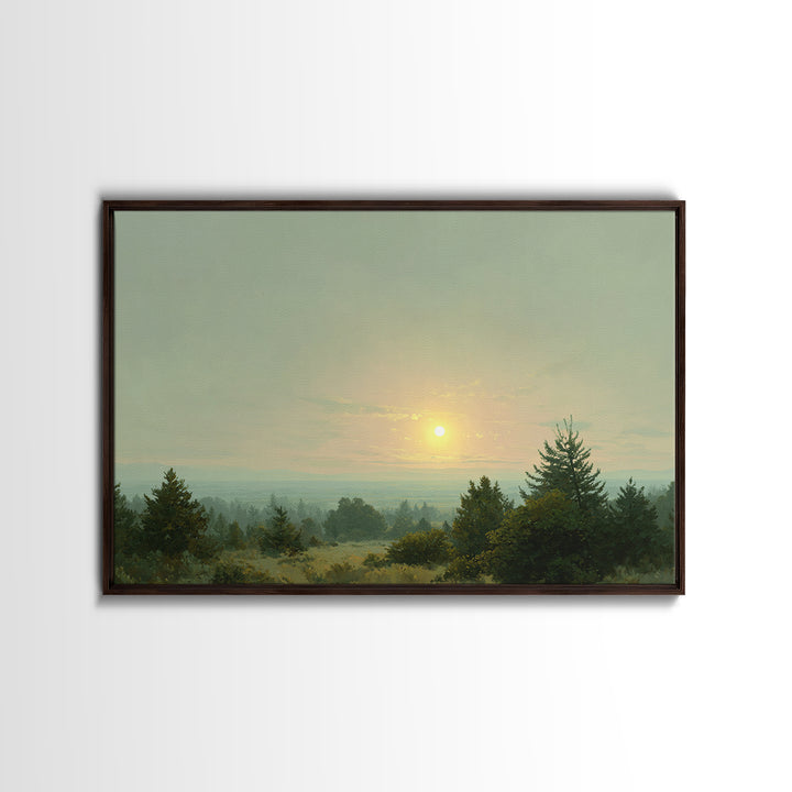 Eclectic Checkerboard Landscape Canvas Print, Maximalist Art, Moody Wall Art, Living Room Decor, Fine Art, Maximal, MAX-3x2-57