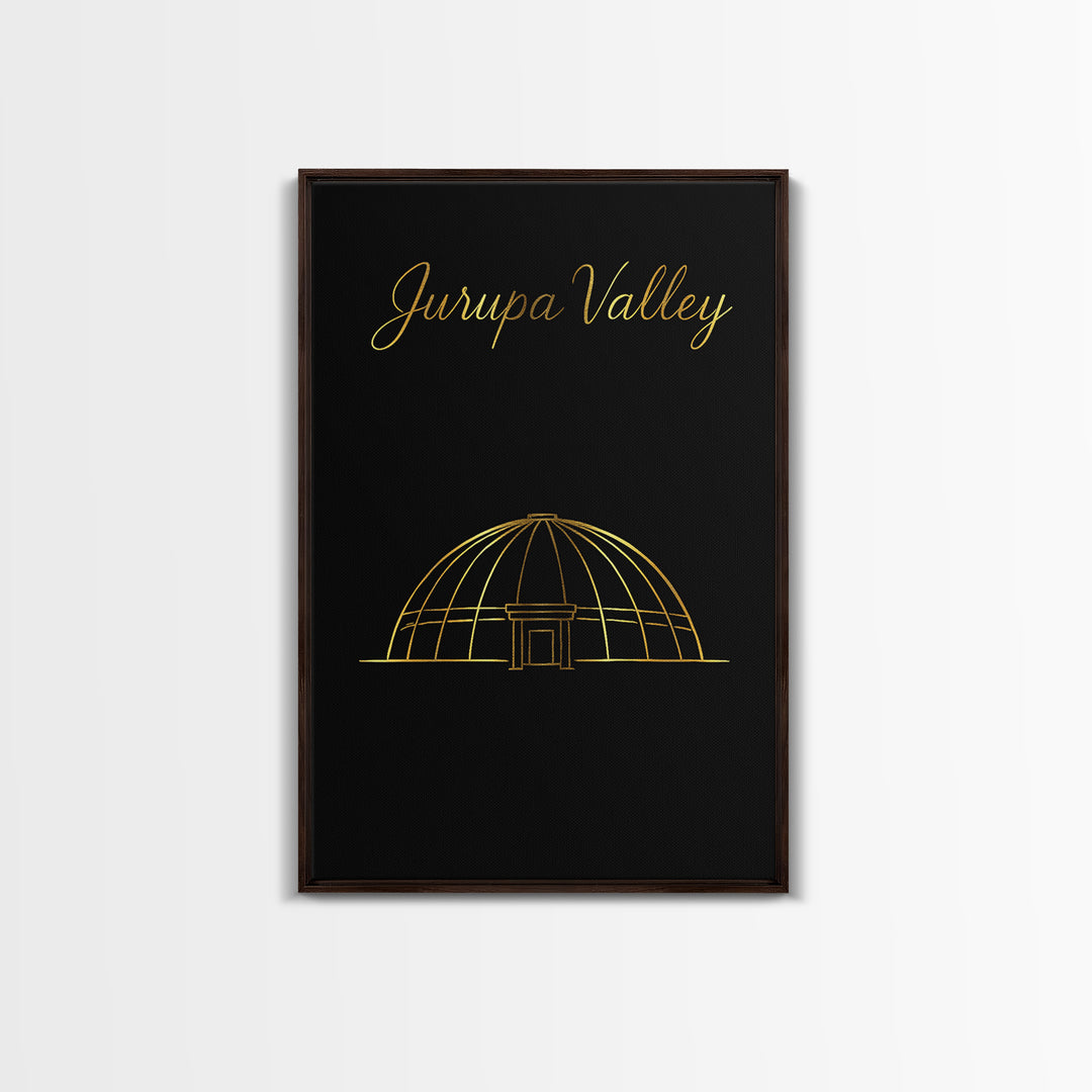 Jurupa Valley California Travel Poster, Canvas Print, Dark Minimalist Wall Art, Jurupa Valley City Art, Home Office Decor, Travel Wall Art