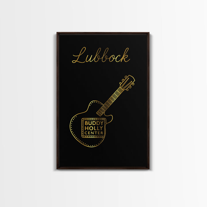 Lubbock Texas Travel Poster, Canvas Print, Dark Minimalist Wall Art, Lubbock City Art, Travel Poster Set, Vintage City Art, Retro Poster