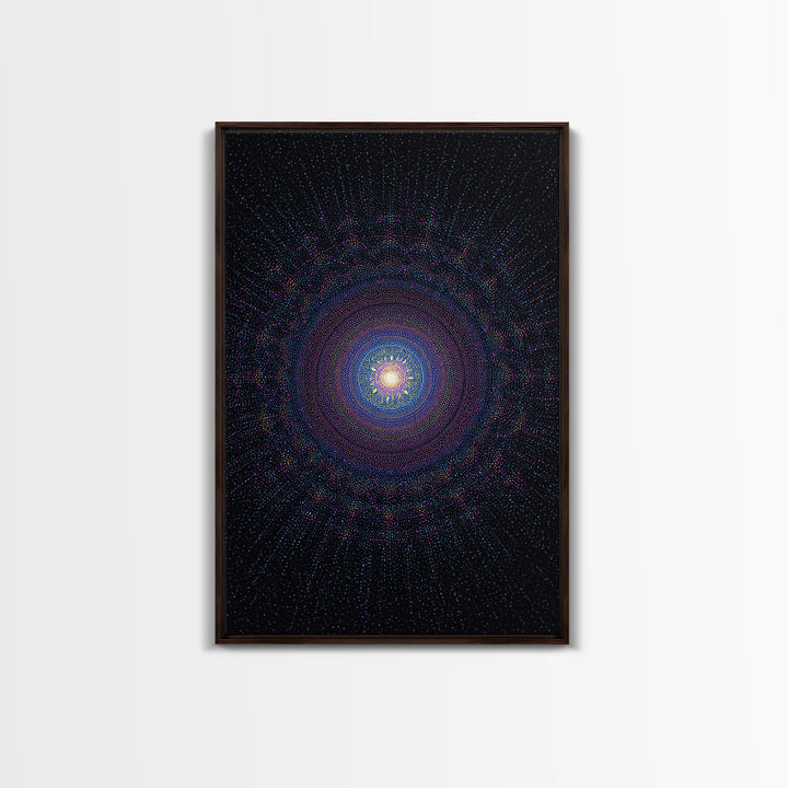 Purple Spiral Galaxy Wall Art, Modern Abstract Art Print, Space Abstract Art, Cosmic Retro Decor, Digital Canvas Print Poster