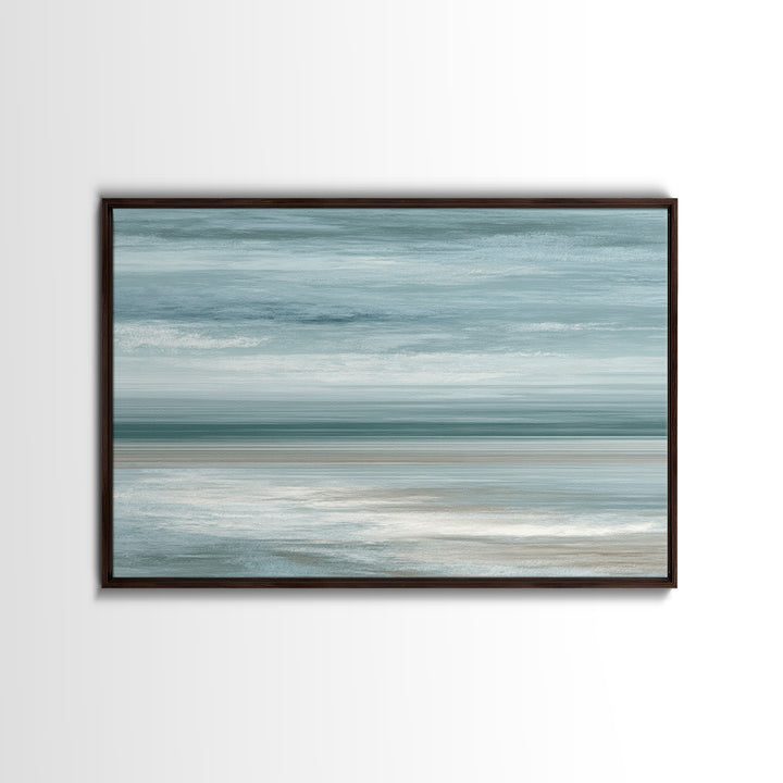 Abstract Breath Waves Canvas Print, Meditation Art, Spiritual Wall Art, Living Room Decor, Abstract Art, Stillness, Boho Decor, MED-3x2-34