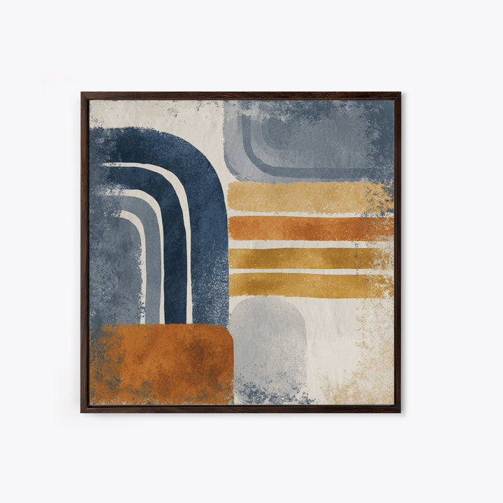 Minimal Abstract Wave Line Canvas Print, Minimalist Art, Minimalist Wall Art, Living Room Decor, Abstract Art, Minimal, MIN-1x1-13