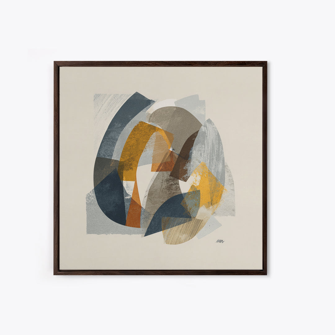 Two Overlapping Organic Shapes Canvas Print, Minimalist Art, Canvas Tote Bag, Living Room Decor, Abstract Art, Minimal, MIN-1x1-19