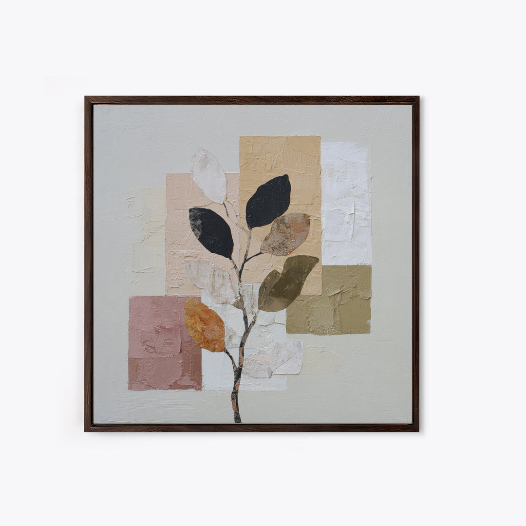 Minimal Branch Silhouette Canvas Print, Minimalist Art, Art, Living Room Decor, Oil Painting, Minimal, Canvas Tote Bag, MIN-1x1-99