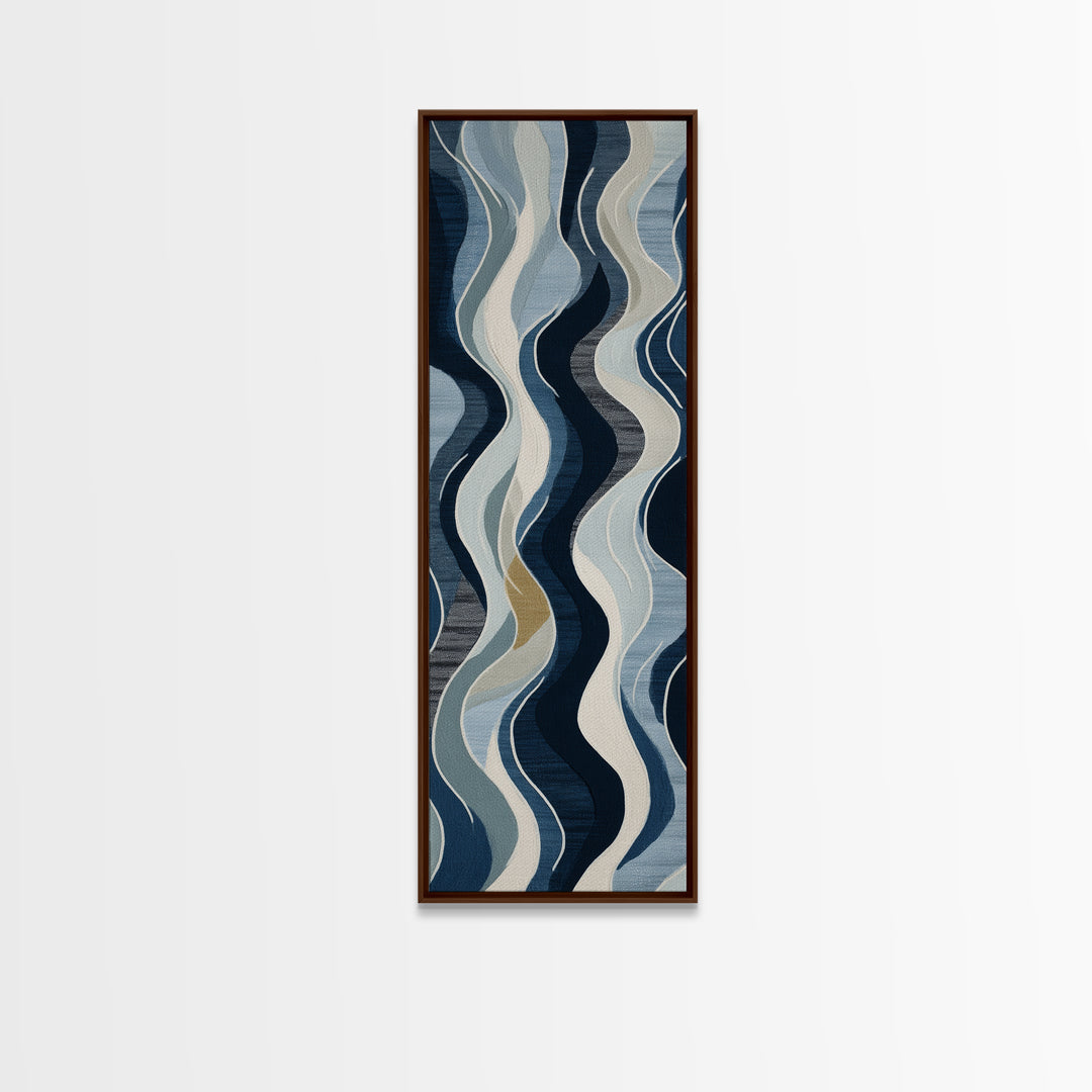 Minimal Abstract Wave Line Canvas Print, Minimalist Art, Minimalist Wall Art, Living Room Decor, Abstract Art, Minimal, MIN-1x3-1