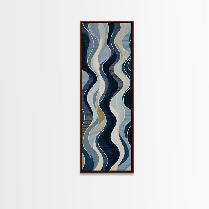 Minimal Abstract Wave Line Canvas Print, Minimalist Art, Minimalist Wall Art, Living Room Decor, Abstract Art, Minimal, MIN-1x3-1