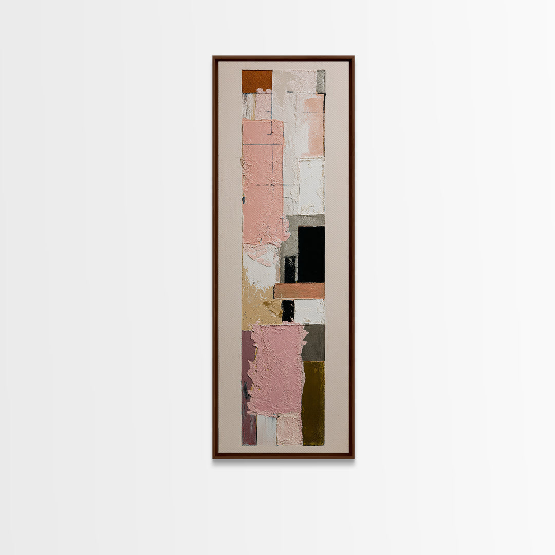 Minimal Horse Contour Framed Canvas Print, Minimalist Art, Modern Art, Living Room Decor, Oil Painting, Minimal, MIN-1x3-30