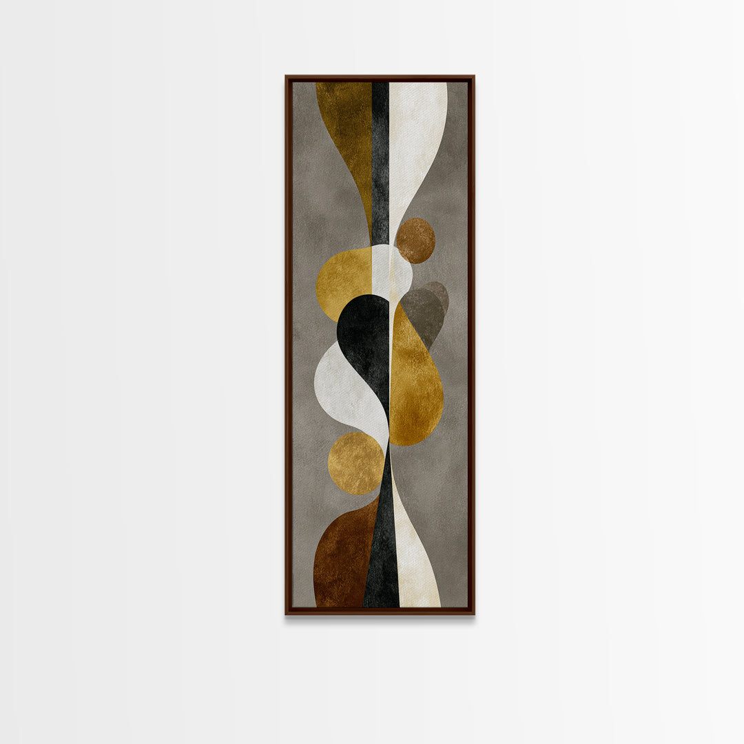 Two Overlapping Organic Shapes Canvas Print, Minimalist Art, Printables, Living Room Decor, Abstract Art, Minimal, MIN-1x3-7