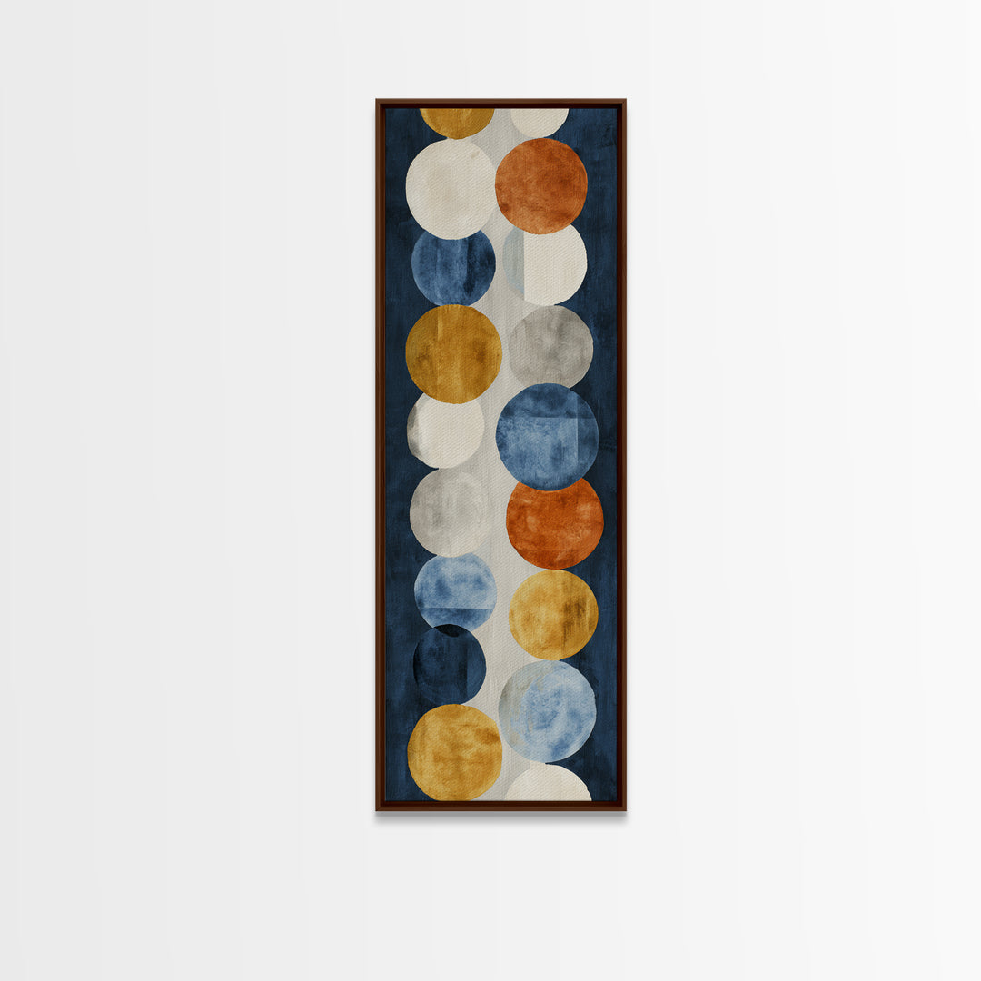Single Brushstroke Circle Canvas Print, Minimalist Art, Boho Decor, Living Room Decor, Oil Painting, Minimal, Digital Prints, MIN-1x3-82