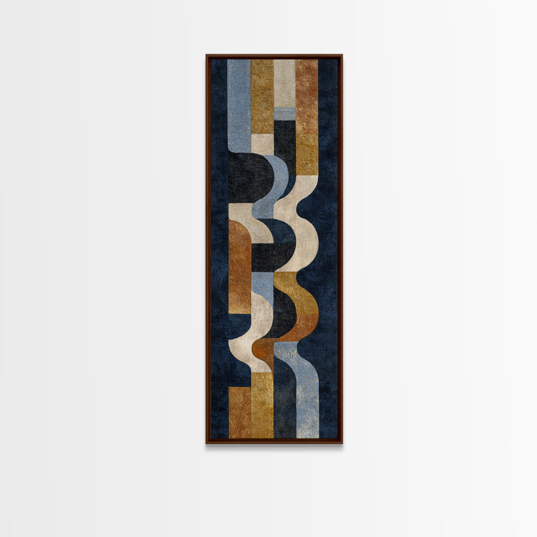 Minimal Abstract Wave Line Canvas Print, Minimalist Art, Boho Decor, Living Room Decor, Fine Art, Minimal, Digital Prints, MIN-1x3-97