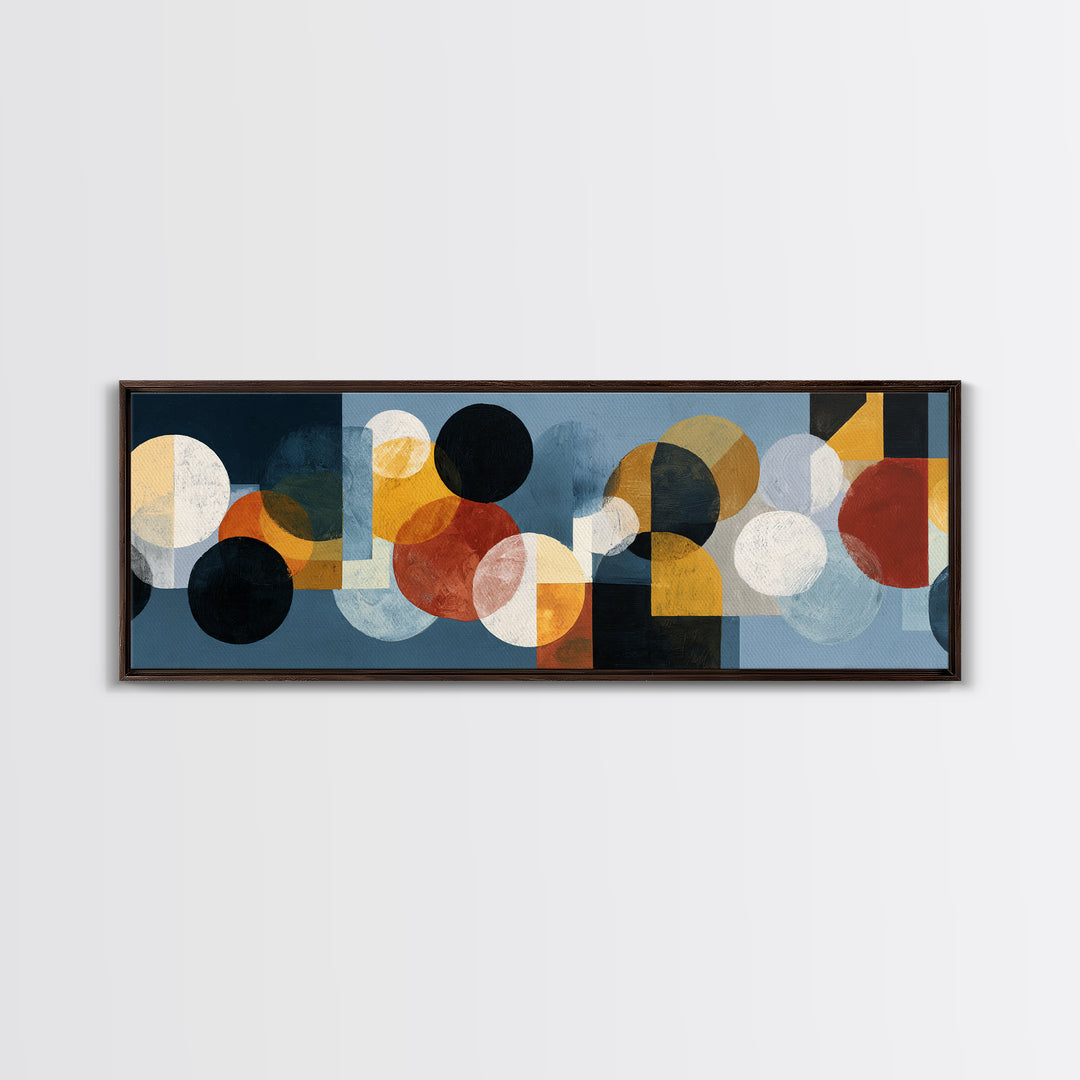 Single Brushstroke Circle Canvas Print, Minimalist Art, Large Wall Art, Living Room Decor, Fine Art, Minimal, Japanese Wall Art, MIN-3x1-38